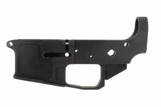 17 Design AR15 billet stripped lower receiver features an integrated trigger guard